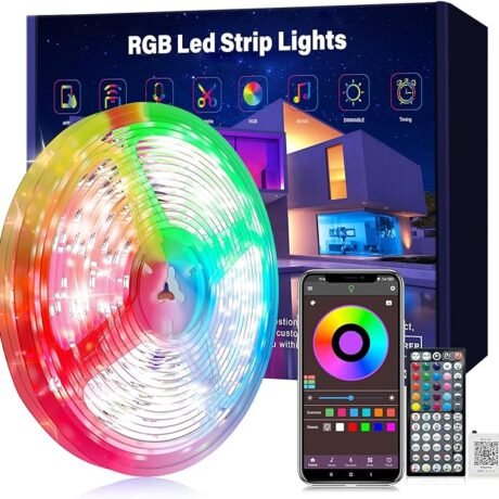 Led Lights for Bedroom 50ft Music Sync Color Changing Led Strip Lights with Remote and App Control RGB Led Light Strip for Home Party Room Decor